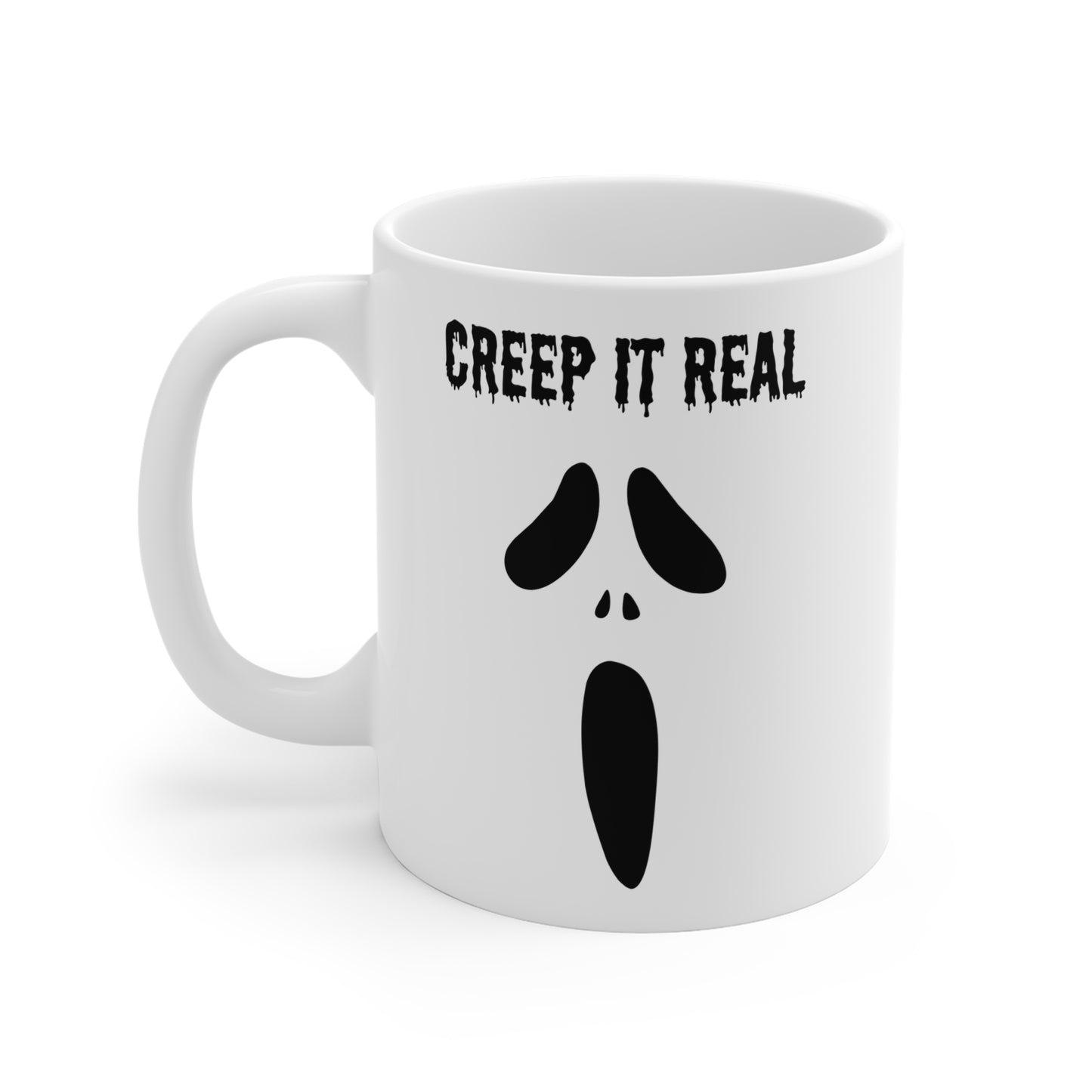 Creep it real (1) - White Halloween Mug (CAD)