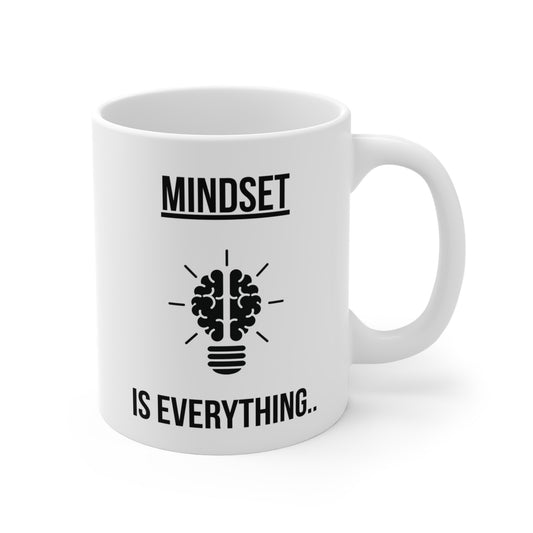 Mindset is Everything (1) - White Motivation Mug (CAD)