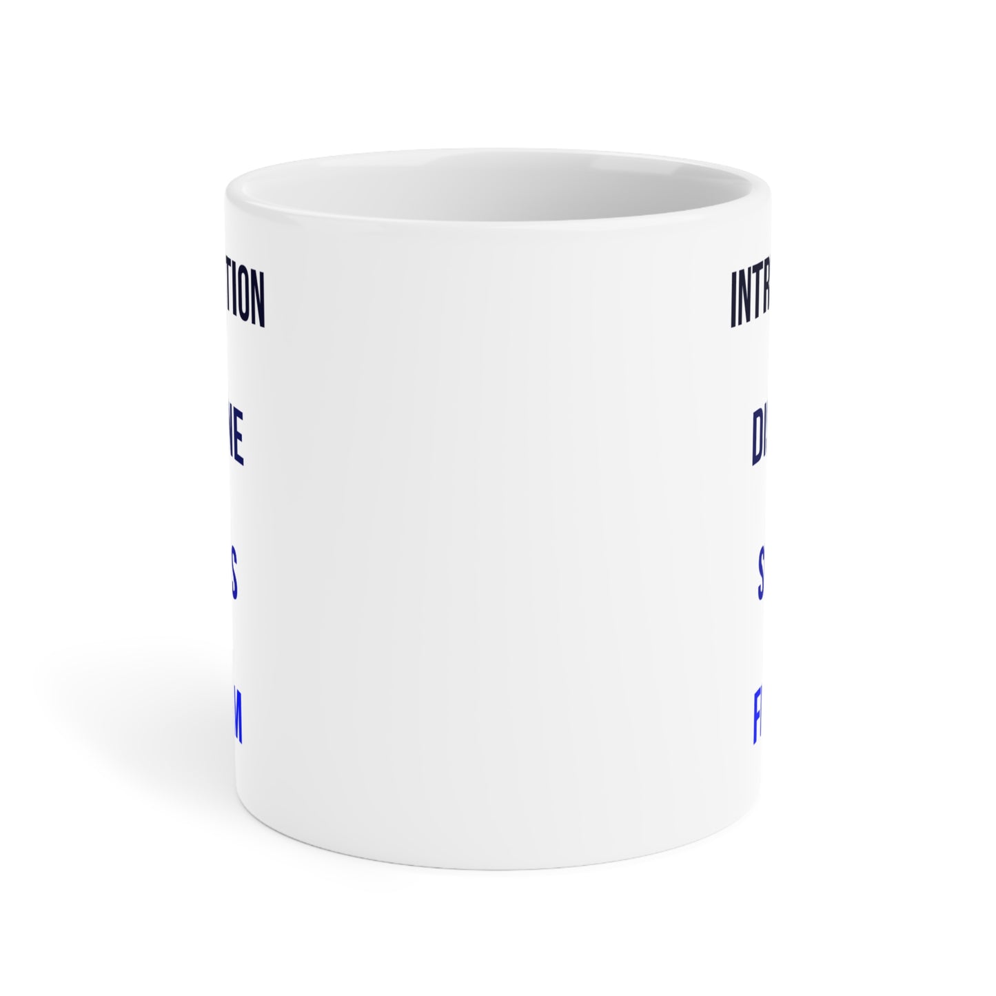 Introspection to Freedom (1) - White Motivation Mug (CAD)