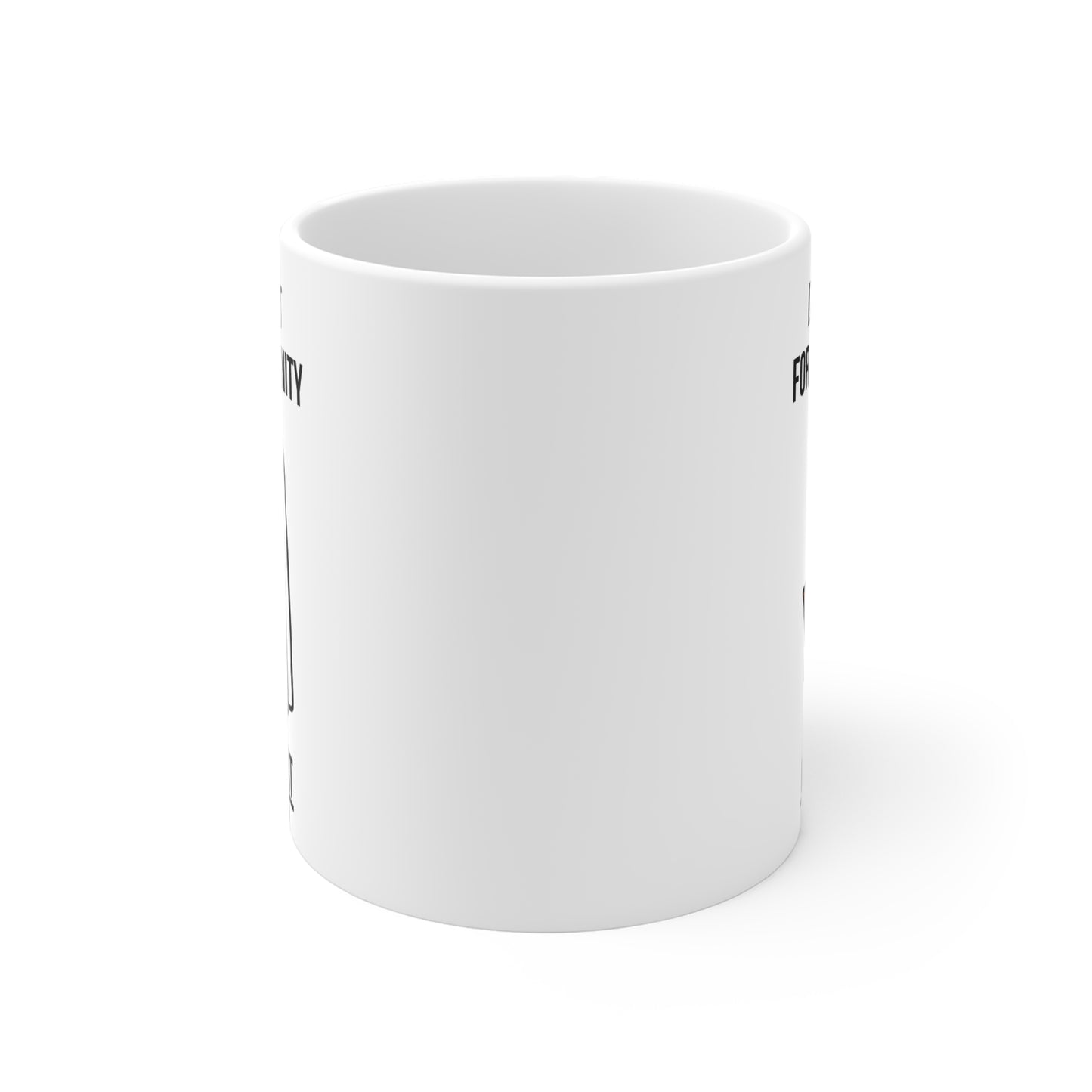 Create your opportunity - White Halloween Mug (CAD)
