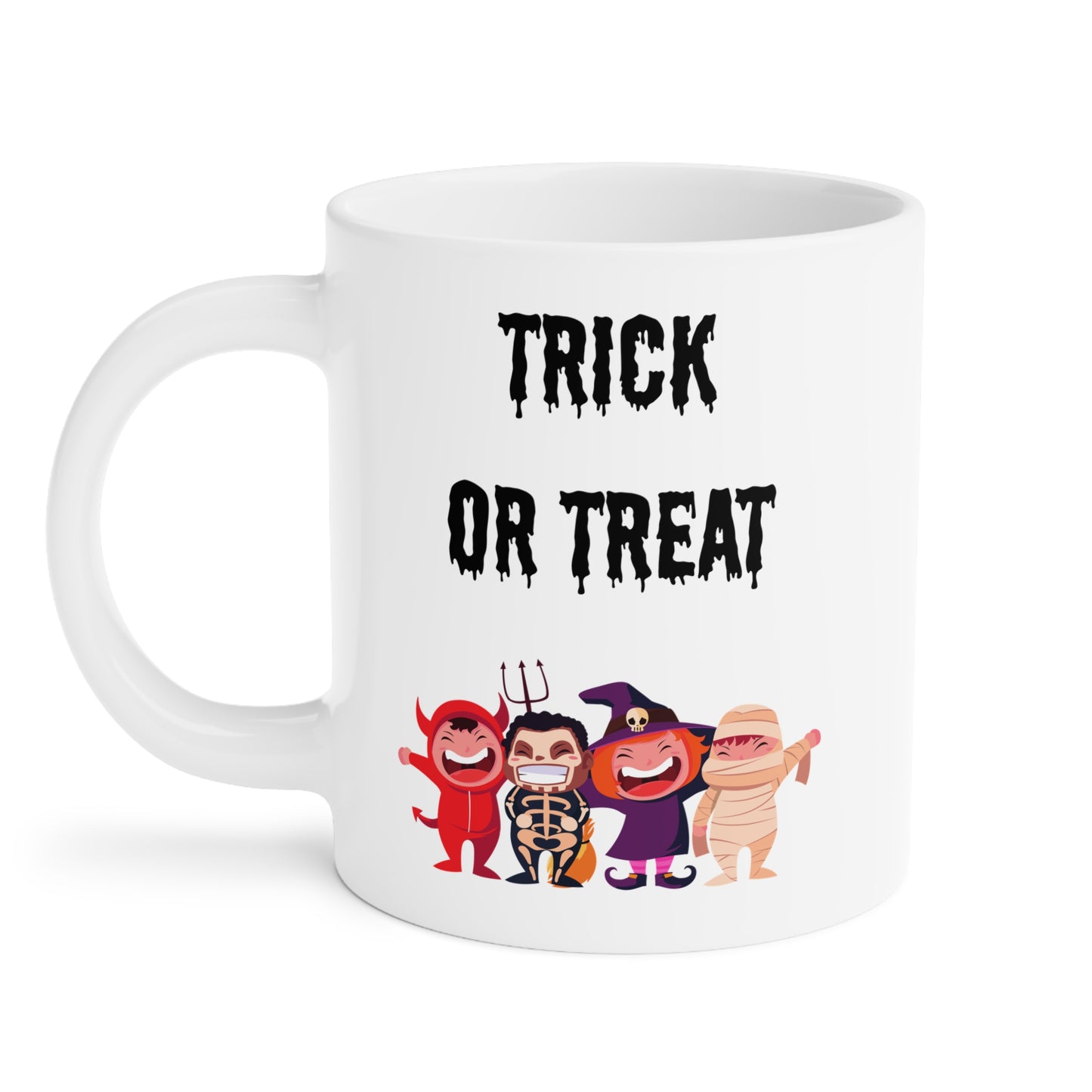 Trick or treat (1) - White Halloween Mug (CAD)