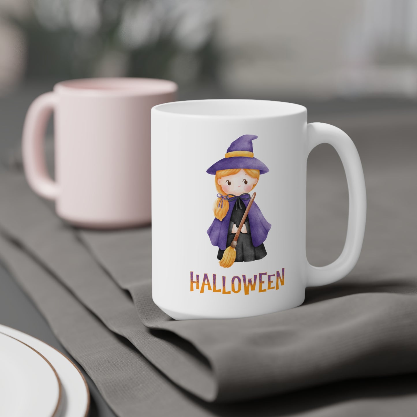 Witch (1) - White Halloween Mug (CAD)