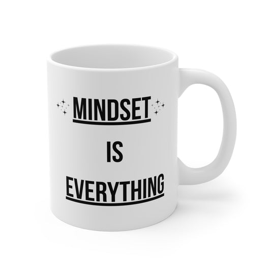Mindset is Everything (3) - White Motivation Mug (CAD)