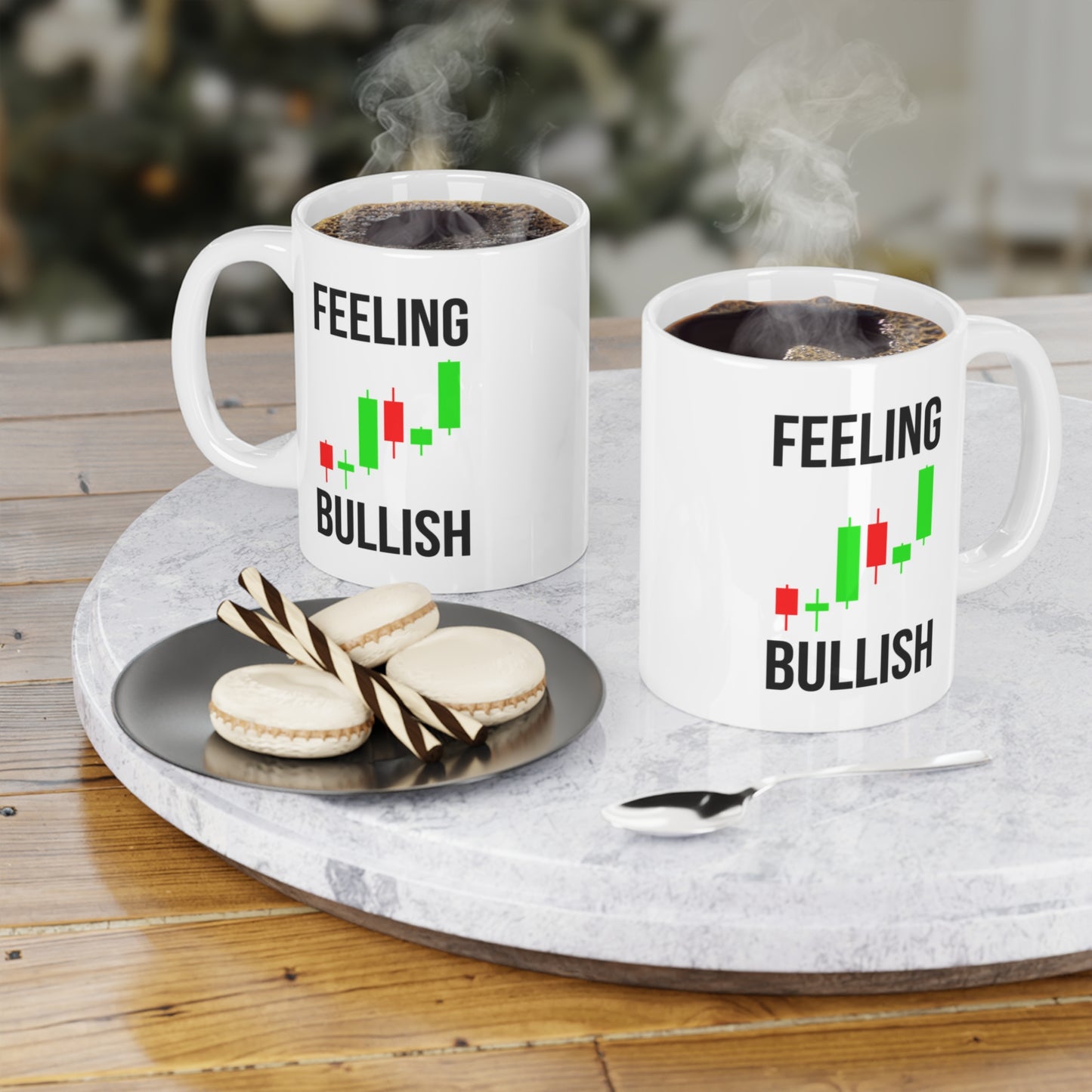 Feeling Bullish (6) - White Trading Mug (CAD)