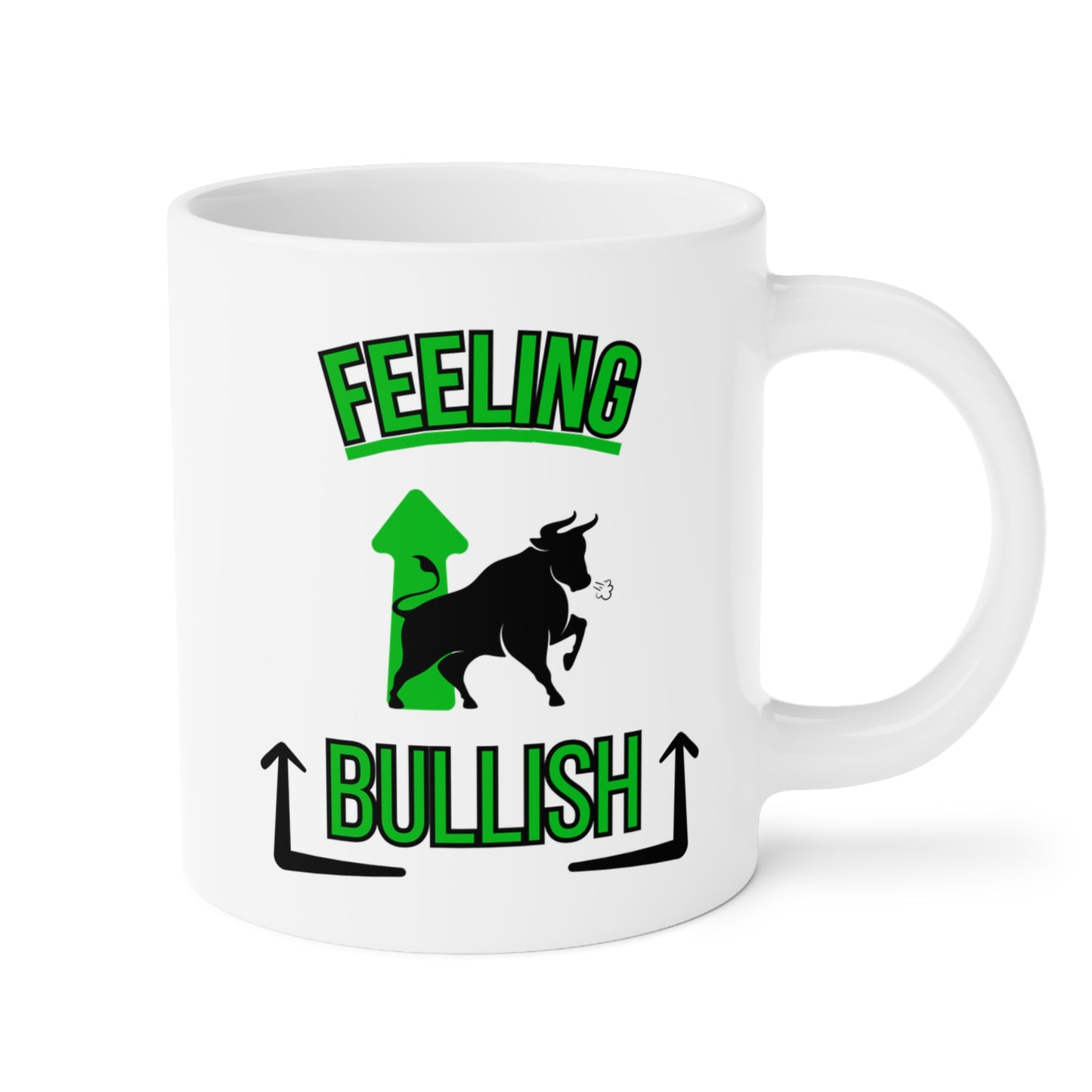 Feeling Bullish (1) - White Trading Mug (CAD)