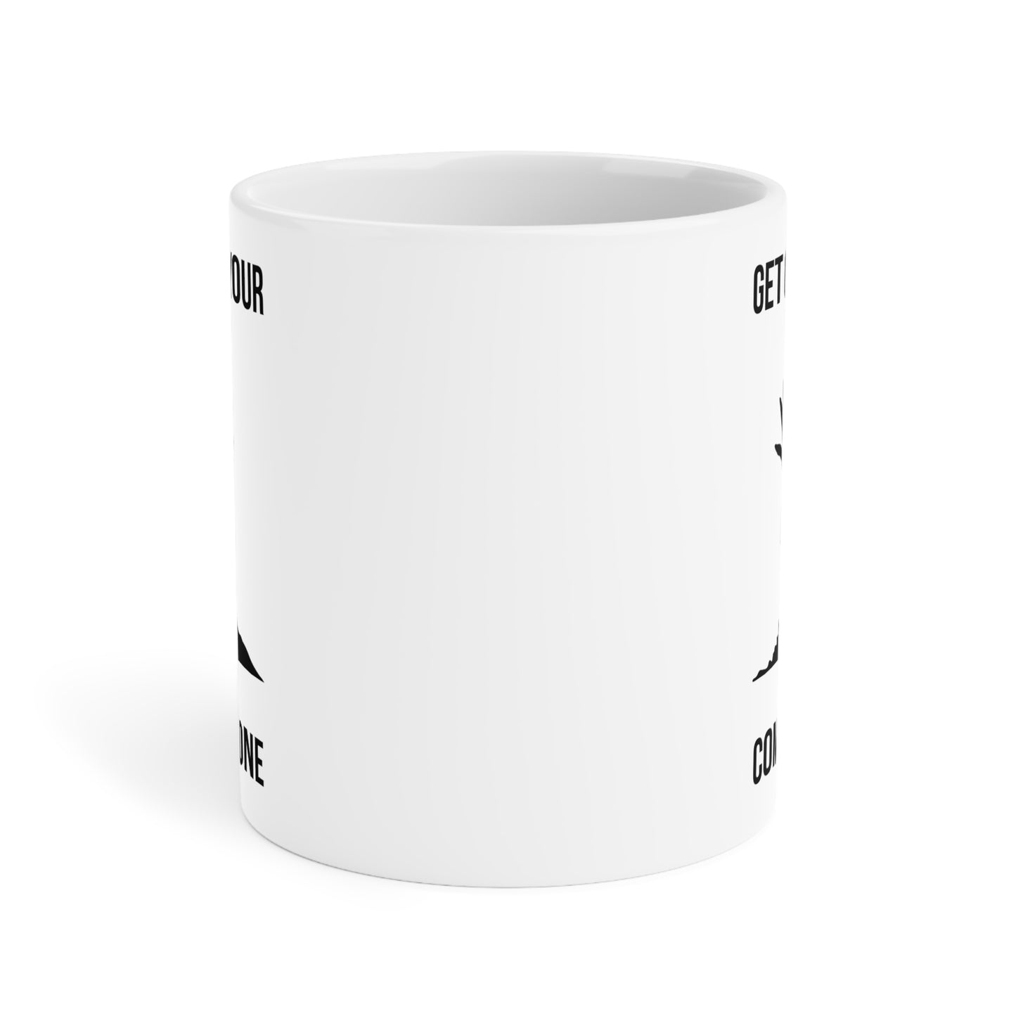 Get out of your comfort zone (1) - White Halloween Mug (CAD)