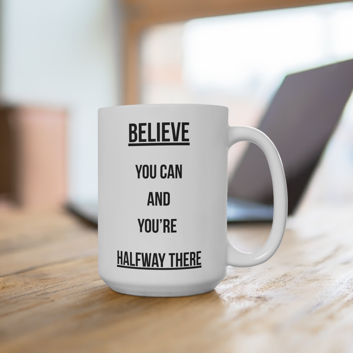 Believe you can (1) - White Motivation Mug (CAD)