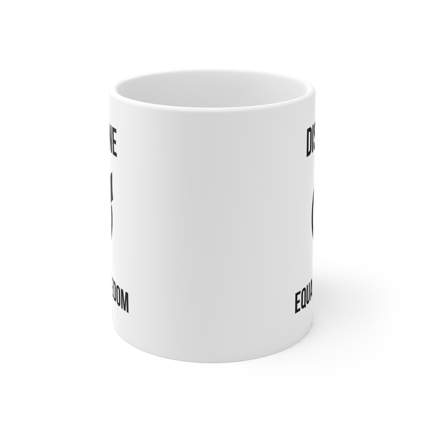 Discipline Equals Freedom (5) - White Motivation Mug (CAD)