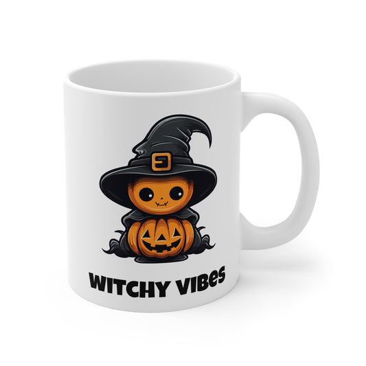 Pumpkin (2) - White Halloween Mug (CAD)