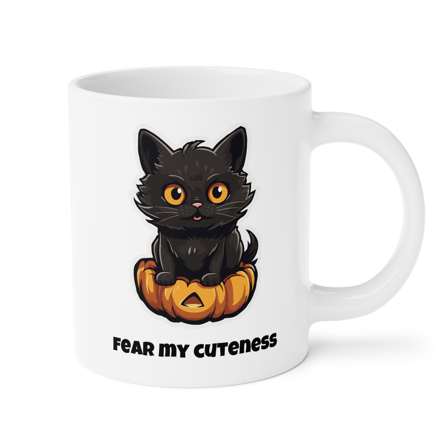 Fear my cuteness (1) - White Halloween Mug (CAD)