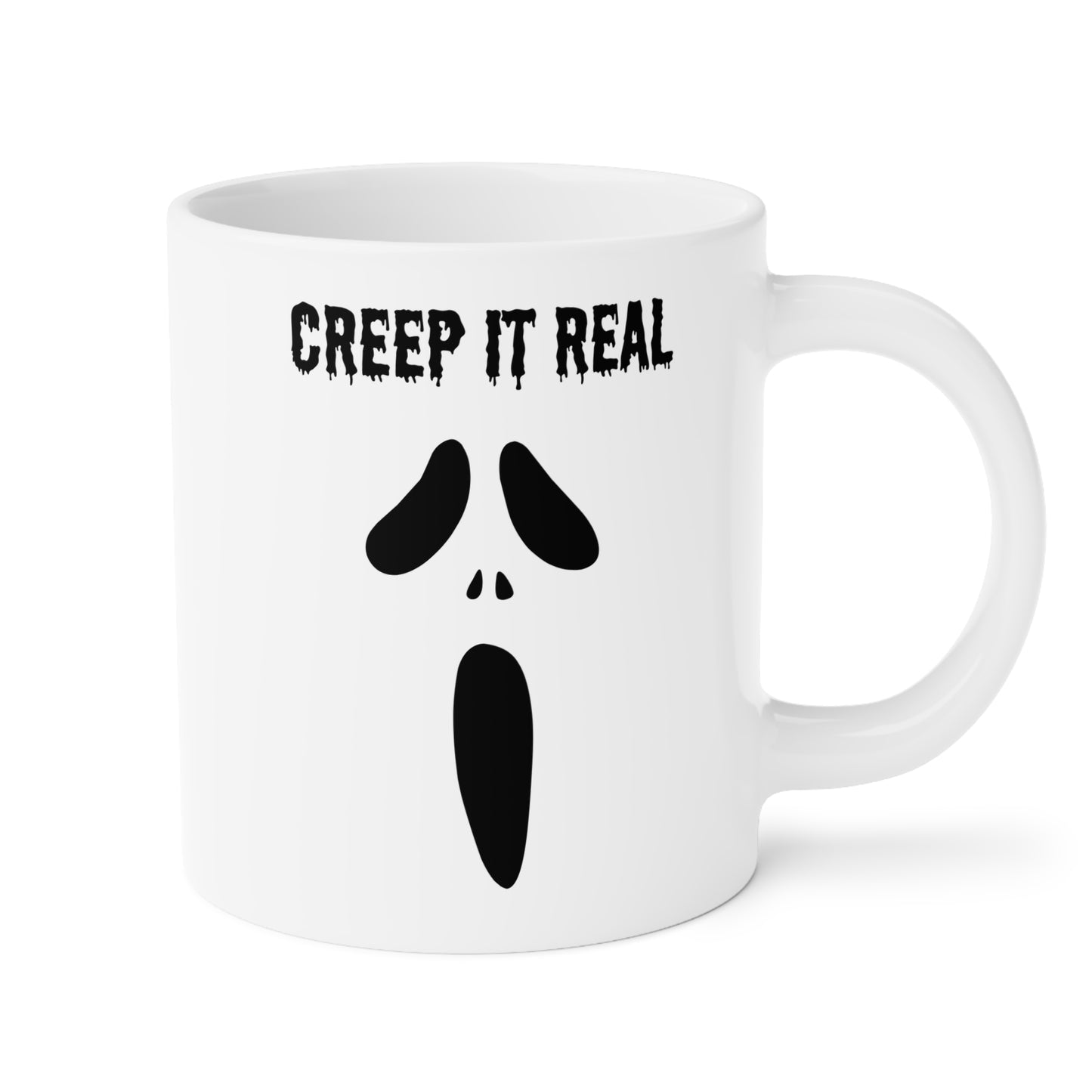 Creep it real (1) - White Halloween Mug (CAD)