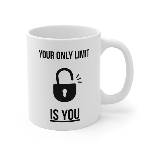 Your Only Limit is You (3) - White Motivation Mug (CAD)