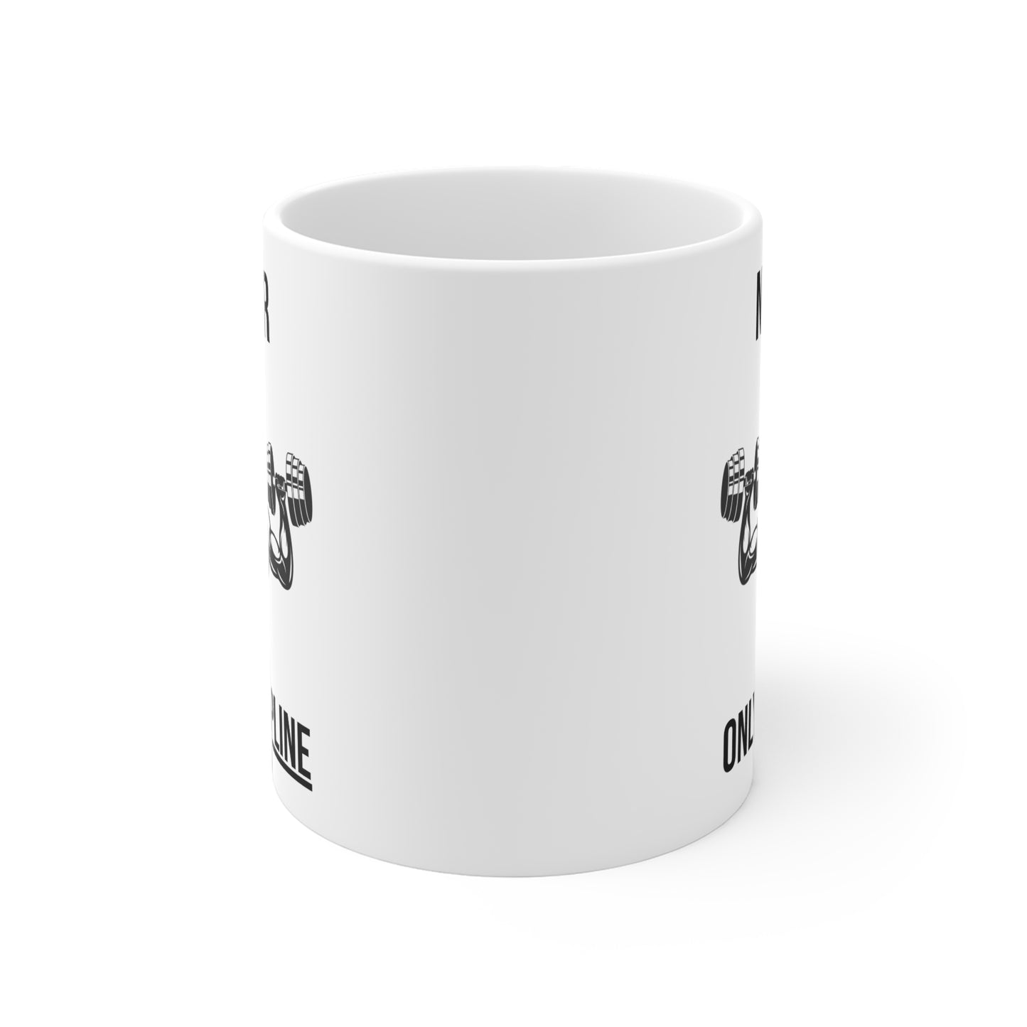 No fear, only discipline - White Halloween Mug (CAD)