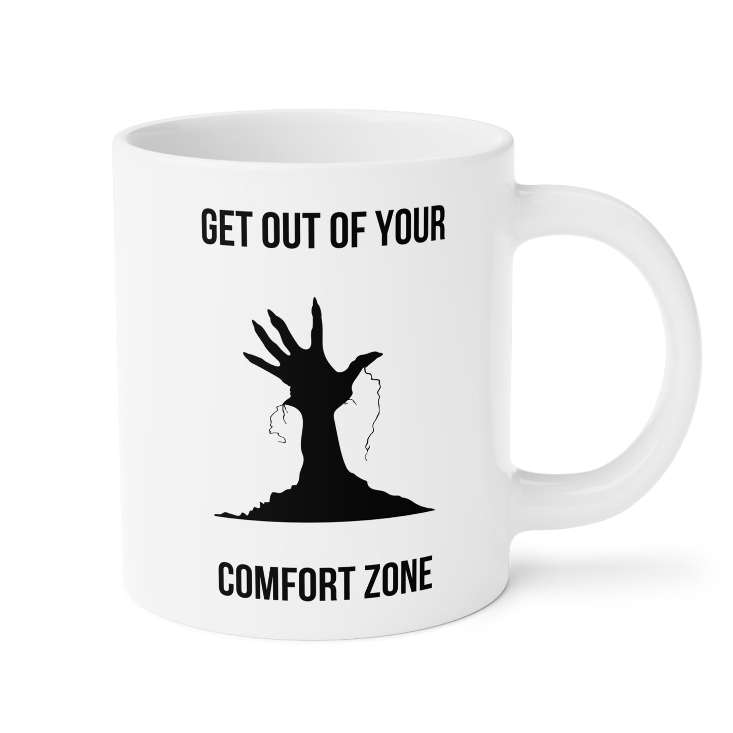 Get out of your comfort zone (1) - White Halloween Mug (CAD)