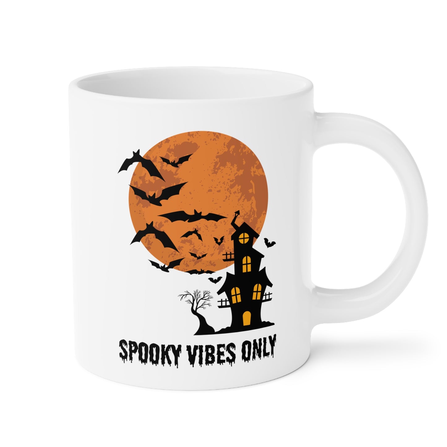 Spooky vibes only (1) - White Halloween Mug (CAD)
