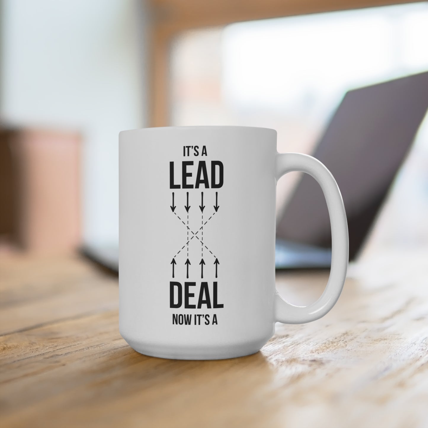 Lead, Deal (2) - White Motivation Mug (CAD)