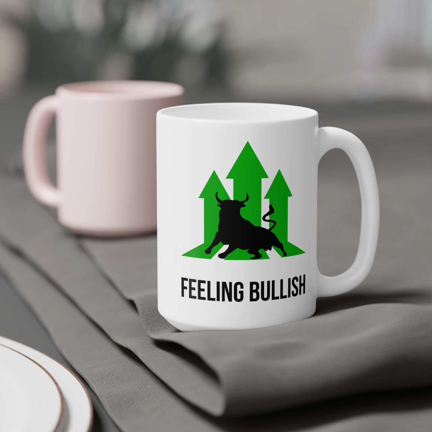 Feeling Bullish (2) - White Trading Mug (CAD)