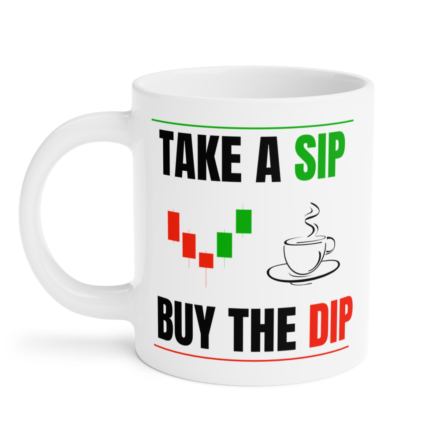 Buy The Dip - White Trading Mug (CAD)