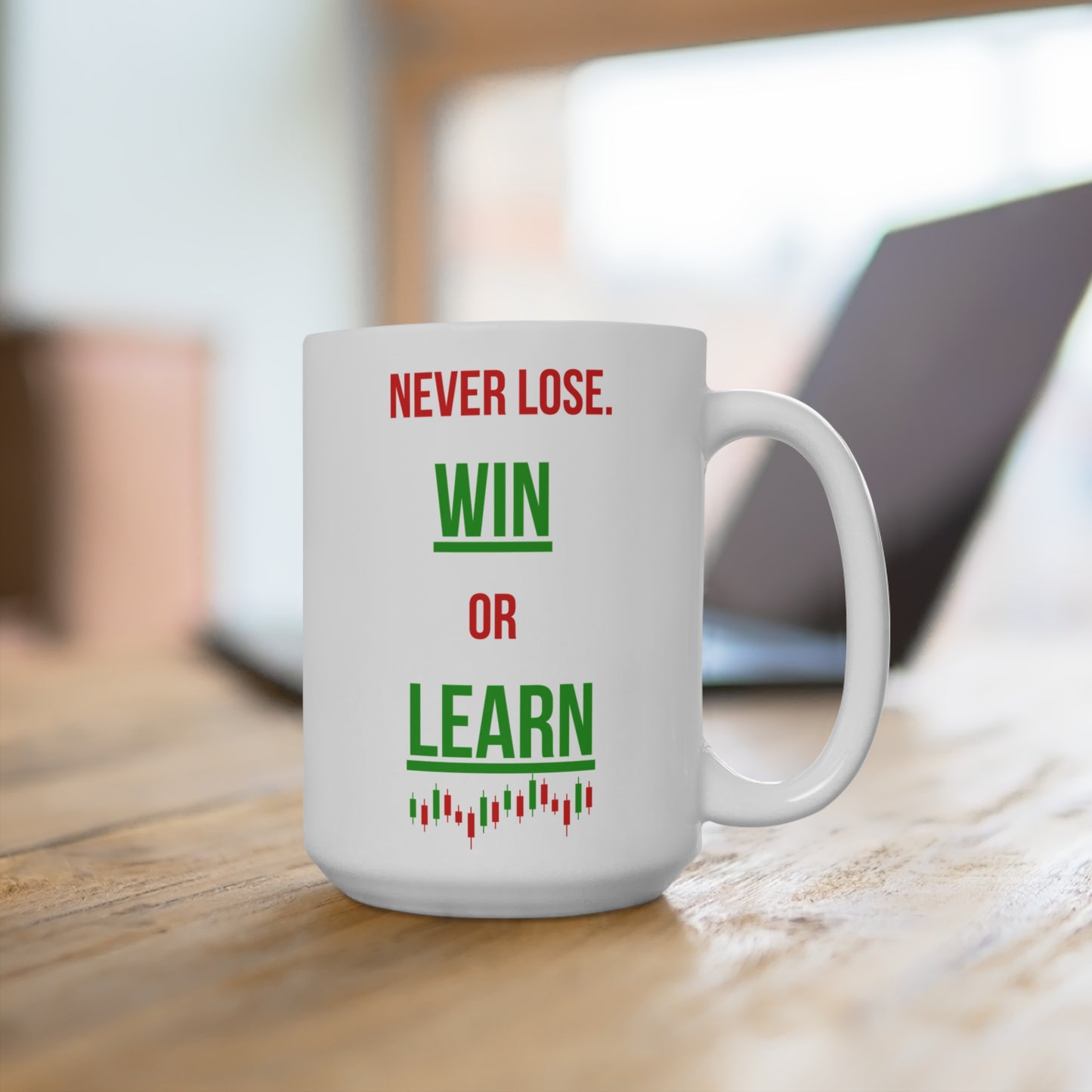 Never Lose, I Win or Learn (2) - White Trading Mug (CAD)
