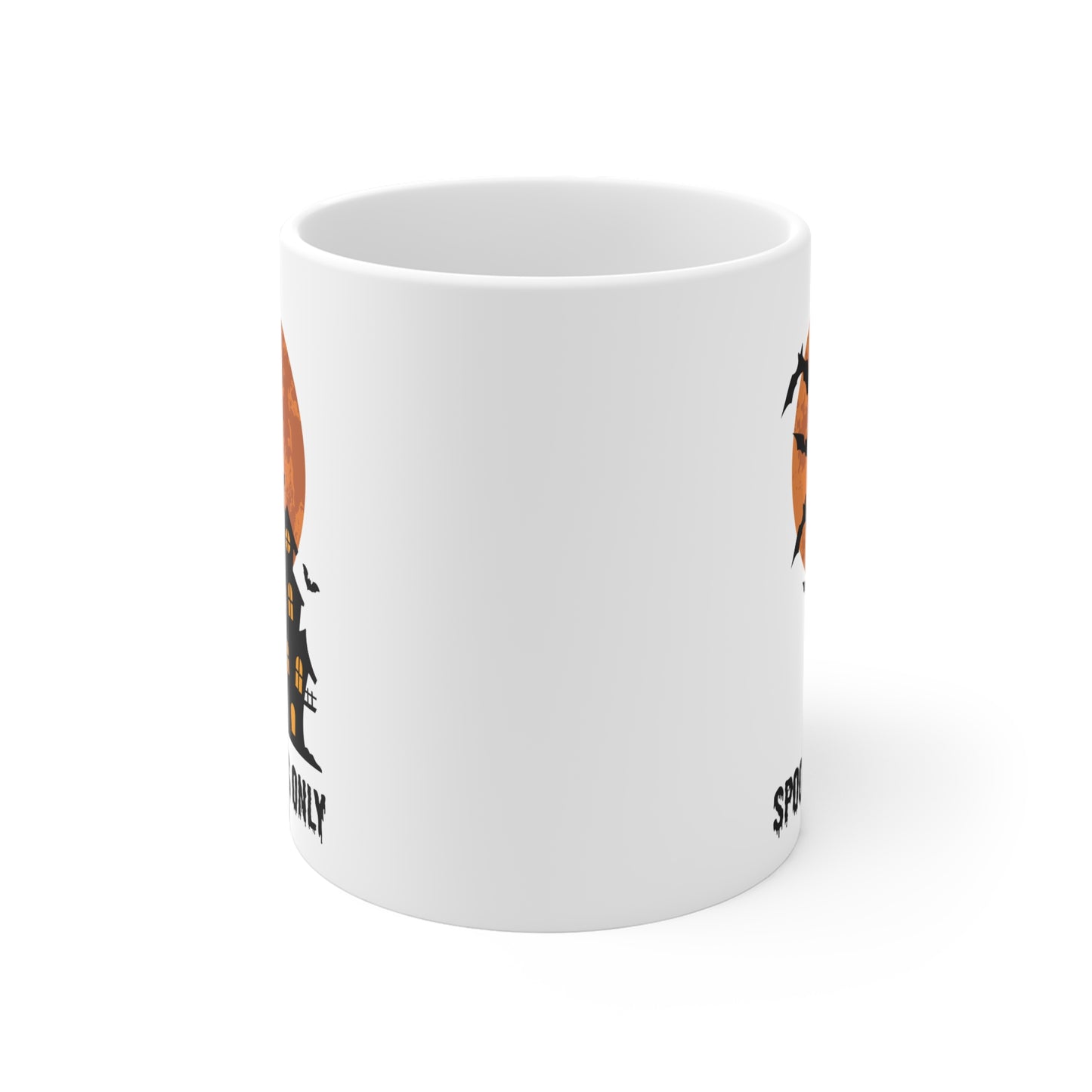 Spooky vibes only (1) - White Halloween Mug (CAD)